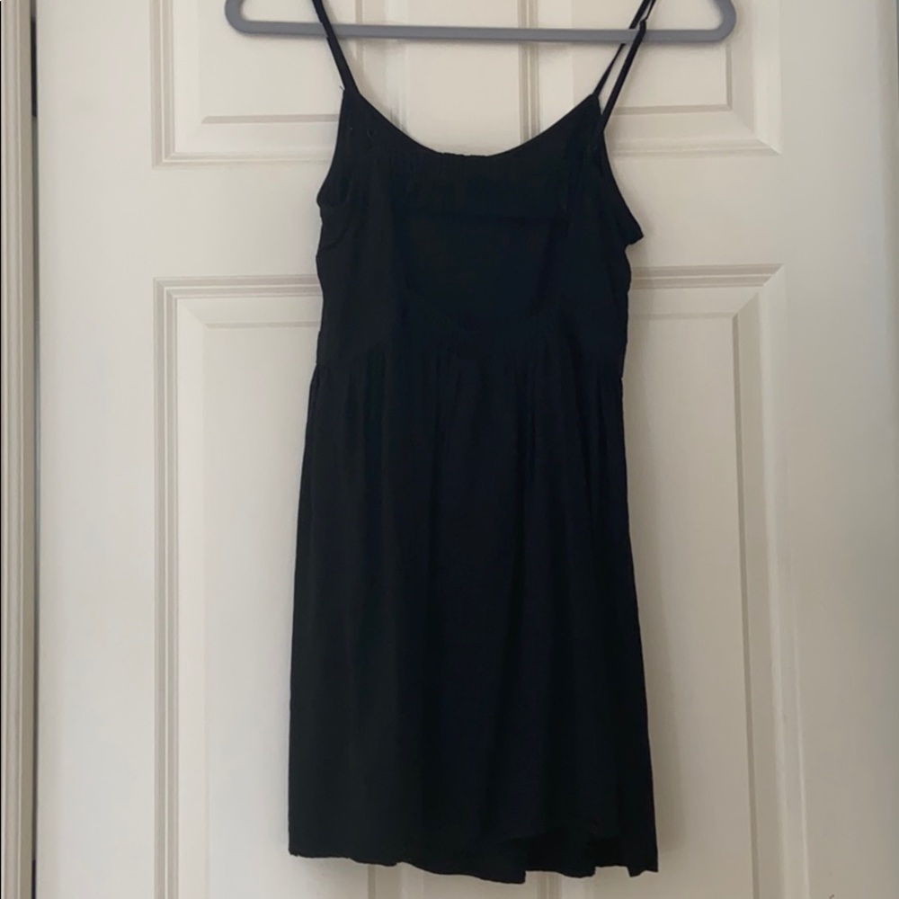 Black strappy dress